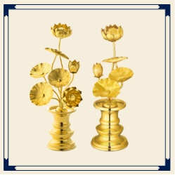 仏壇飾り 常花 金蓮花（一対）