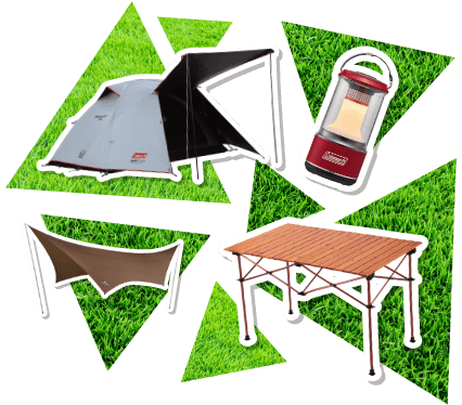 キャンプ用品キャンプ用品のイメージ画像