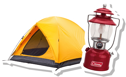 キャンプ用品キャンプ用品のイメージ画像