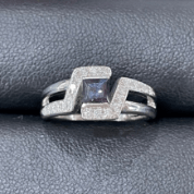 アレキサンドライトの指輪 Pt900 5.93g