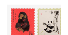 希少性の高い赤猿などの中国切手