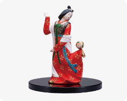 川崎幸子作 蹴鞠