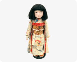 光昇斎作 市松人形