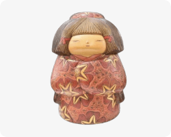 田中暢枝作 こけし 「天神童女」