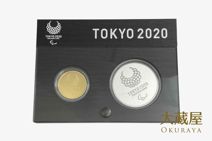 東京 オリンピック 2020 純金 純銀 メダリオン セットの画像