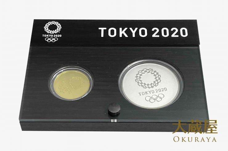 東京 オリンピック 2020 純金 純銀 メダリオン セットを買取しました！